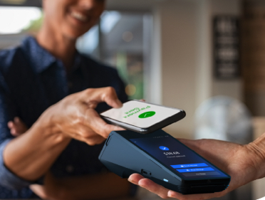 Shift4 One terminal held in hand